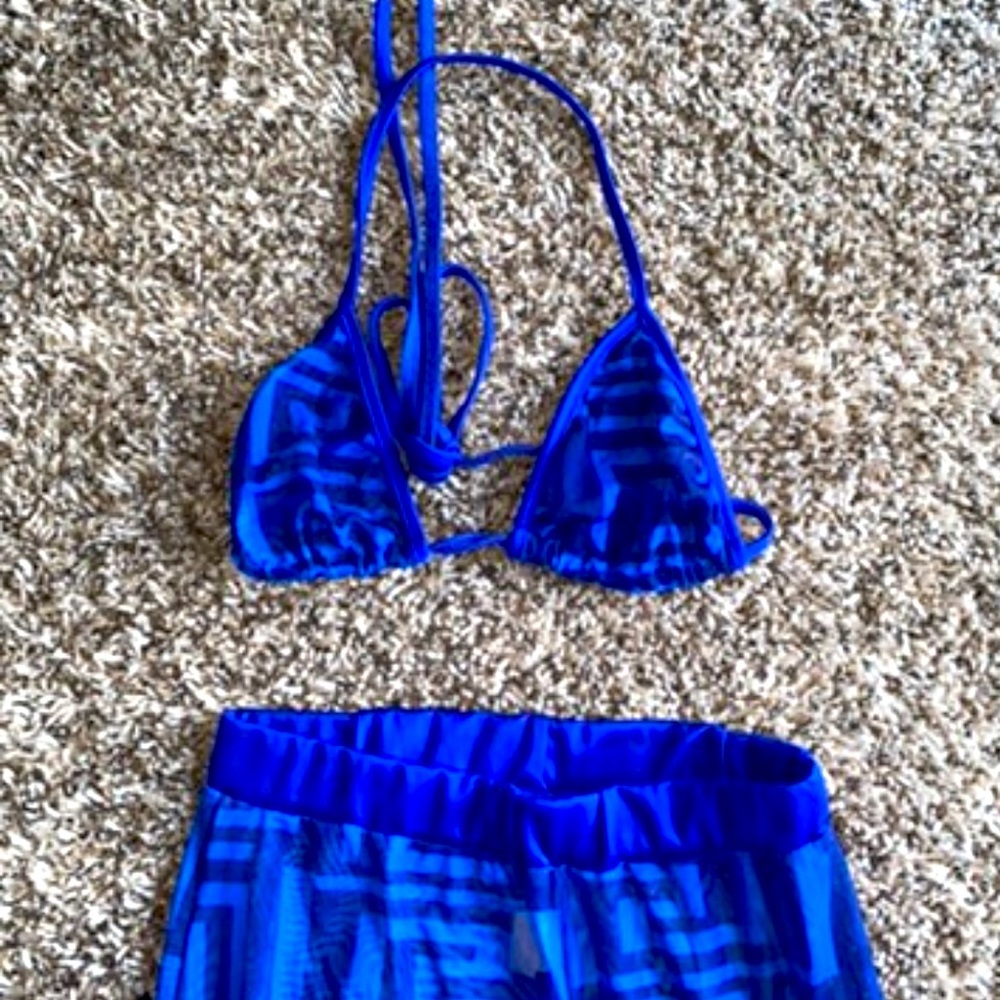 Three Piece Bathing Suit & Covert Set